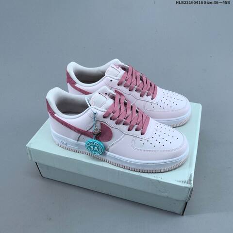 Nike Air Force 1 07 Light Pink Dark Pink White EU 36-45 Sneaker - Unisex (BS-60702)