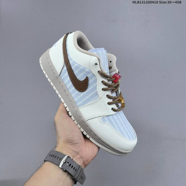 Jordan Air Jordan 1 Low white/navy blue/light blue/brown EU 36-45 lifestyle