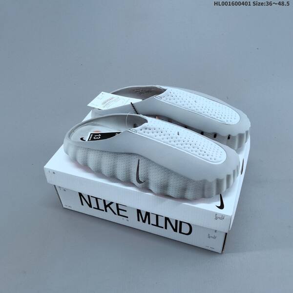 Nike Mind 001 light grey bright red EU 36-48 5 slides