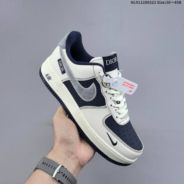 Nike Air Force 1 07 sail navy blue grey EU 36-45 sneaker