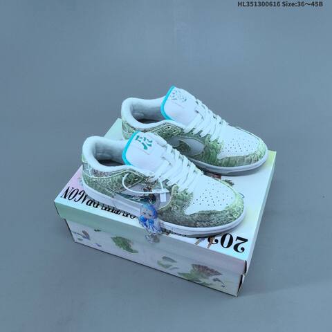 Nike SB Dunk Low White Blue EU 36-45 Skate Shoe - Unisex (BS-59903)