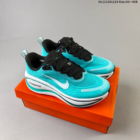 Nike VOMERO PLUS ReactX Air Zoom Teal Black White EU 36-45 Running Shoe - Unisex (BS-63129)