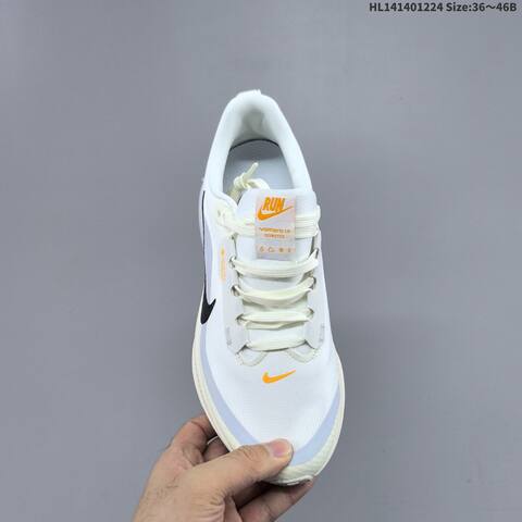 Nike Vomero 18 GTX ReactX Air Zoom White Black Light Grey Orange EU 36-46 Running Shoe - Unisex (BS-62470)