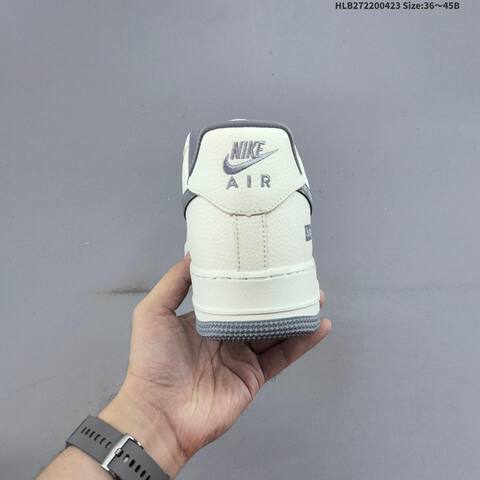 Nike Air Force 1 07 LV8 Light Beige Dark Grey EU 36-45 Sneaker - Unisex (BS-60580)