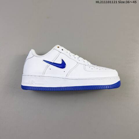 Nike Air Force 1 07 White Royal Blue EU 36-45 Sneaker - Unisex (BS-63338)
