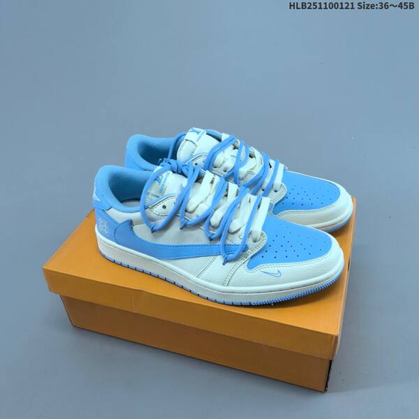 Air Jordan Travis Scott x Air Jordan 1 Low Reverse Mocha / white / black / brown 36~45 casual lifestyle