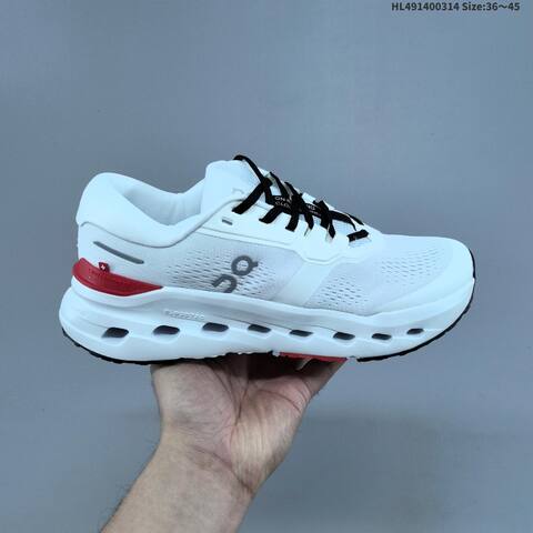 On Cloudrunner 3 Peach White Or Black White EU 36-45 Running Shoe Running Sneakers - Unisex (BS-69676)