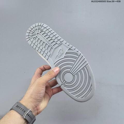 Nike Air Jordan 1 Low Off White Light Grey EU 36-45 Sneaker - Unisex (BS-60510)