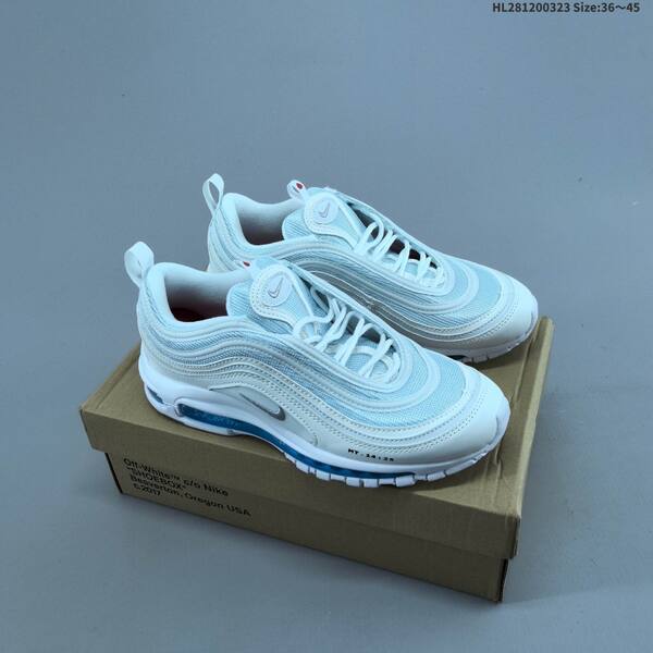 Nike Air Max 97 white light blue silver EU 36-45 sneaker