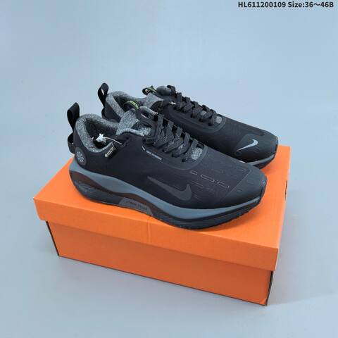 Nike ReactX Infinity Run 4 GTX Black Grey Slate Blue White EU 36-46 Running Shoe - Unisex (BS-62101)