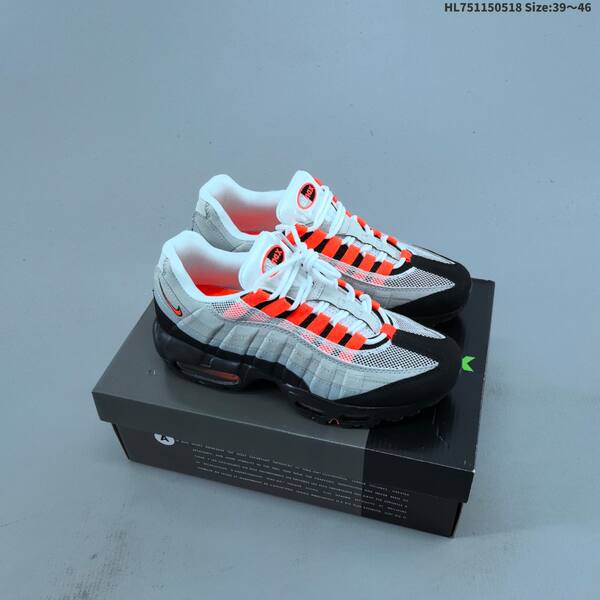 Nike Air Max 95 white grey black orange EU 39-46 running shoe