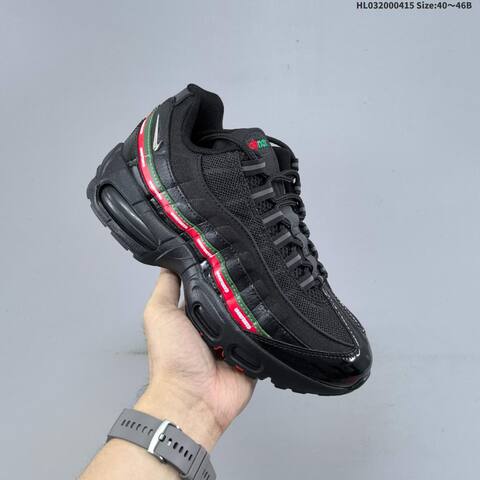 Nike Air Max 95 Undefeated Sail Black Red Green EU 40-46 Sneaker - Men's (BS-60724)