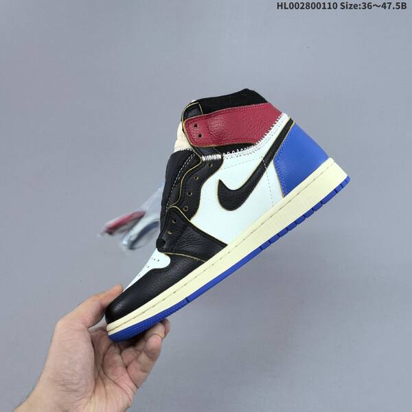 Jordan Air Jordan 1 Retro High OG black/white/blue/maroon 36~47.5 casual
