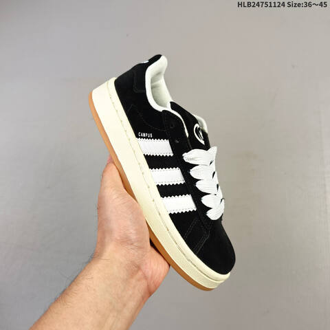 Adidas Campus 00s HQ8708 Black White Off White Gum EU 36-45 Skate Shoe - Unisex (BS-65492)