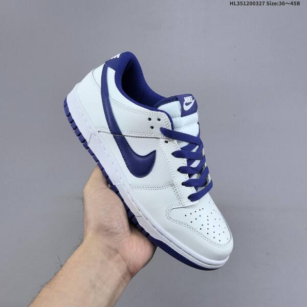 Nike Dunk Low white dark blue EU 36-45 skate shoe