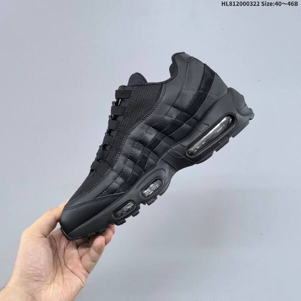 Nike Air Max 95 triple black EU 40-46 running shoe
