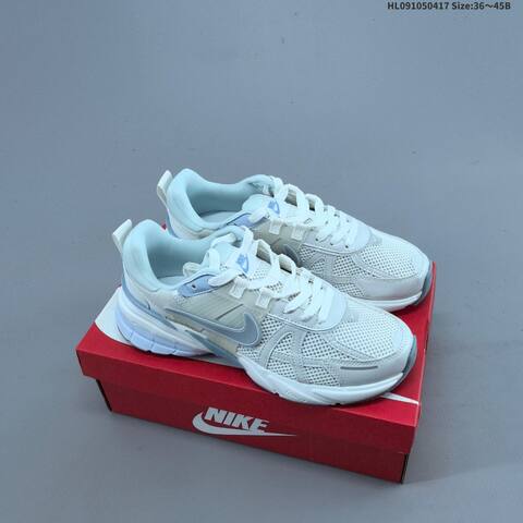 Nike V2K Run White Silver Cream Black EU 36-45 Running Shoe - Unisex (BS-60668)