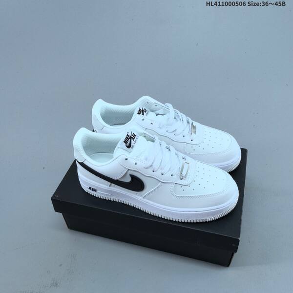 Nike Air Force 1 07 white black light grey EU 36 45 sneaker EU 36-45