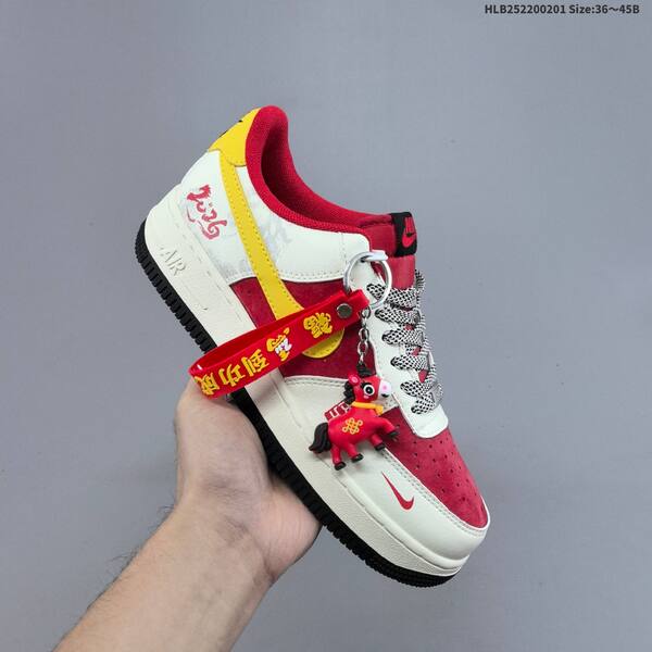 Nike Air Force 1 07 LV8 white red yellow black EU 36-45 sneaker