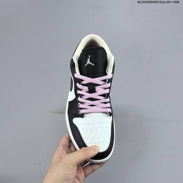 Jordan Air Jordan 1 Low Black/White/Light Pink EU 36-46 basketball