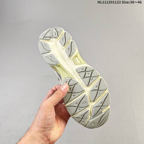 ASICS GEL-NYC Cream Dark Grey Sage Beige EU 36-46 Running Shoe Running Sneakers - Unisex (BS-69247)
