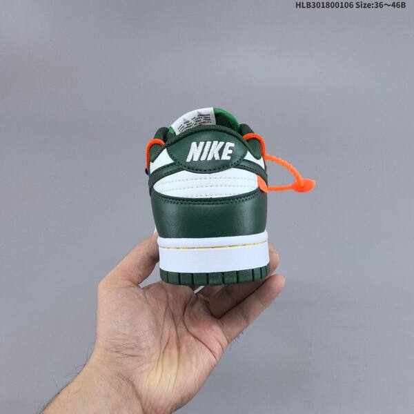 Nike Dunk SB Low white dark green orange red EU 36-46 skate shoe