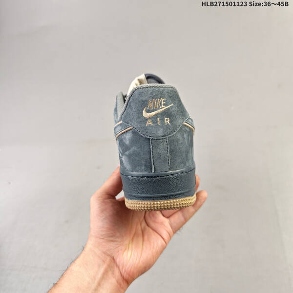 Nike Air Force 1 07 LV8 DY9867-101 dark grey gold EU 36-45 sneaker