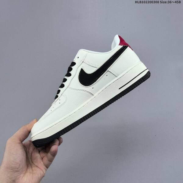 Nike Air Force 1 07 LV8 DD1982-324 off white black red EU 36-45 skate shoe
