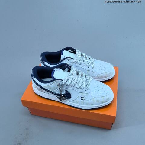Nike Dunk SB Low Off White Light Grey Black EU 36-45 Skate Shoe - Unisex (BS-60306)
