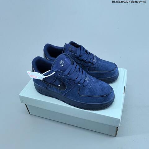 Nike Air Force 1 07 Low Mustard Yellow Dark Burgundy EU 36-45 Sneaker - Unisex (BS-61113)