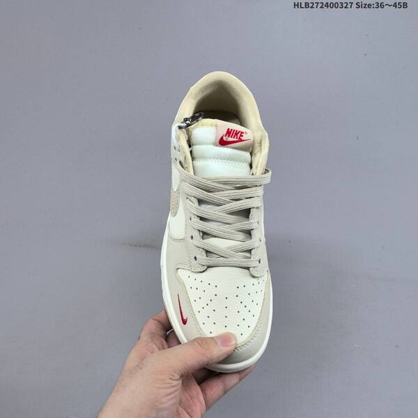 Nike Dunk Low beige white red khaki EU 36-45 skate shoe