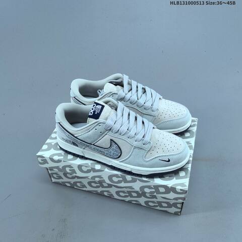 Nike Dunk SB Low Black White Grey EU 36-45 Skate Shoe - Unisex (BS-60357)