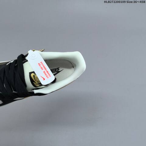 Nike Air Force 1 07 LV8 Black White Gold EU 36-45 Sneaker - Unisex (BS-62114)