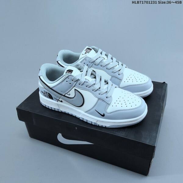 Nike Dunk Low white grey black EU 36-45 skate shoe