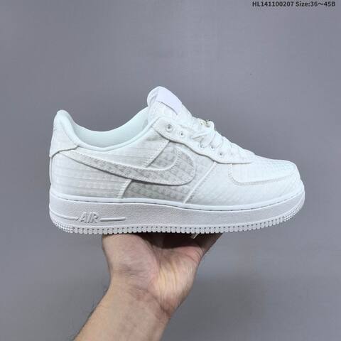 Nike Air Force 1 Low Light Pink White Silver EU 36 45 Sneaker EU 36-45 - Unisex (BS-61504)