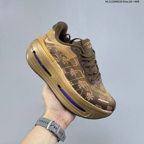 Nike VOMERO PREMIUM ReactX Air Zoom Brown Gold Purple EU 36-46 Running Shoe - Unisex (BS-60066)