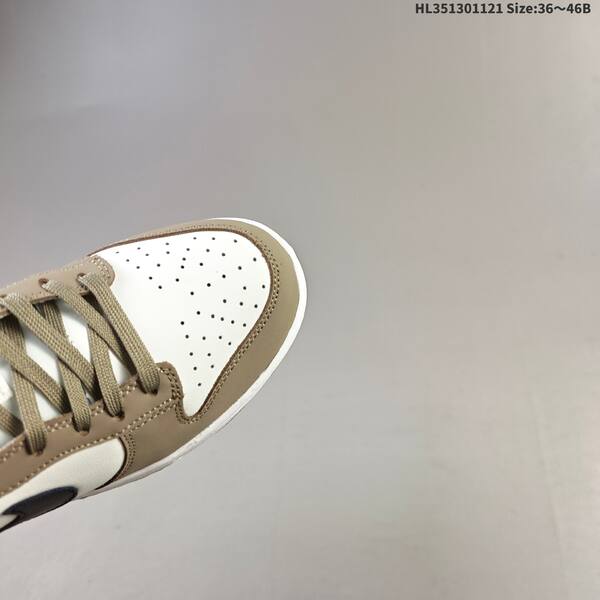 Nike SB Dunk Low Pro white brown black olive EU 36-46 skate shoe