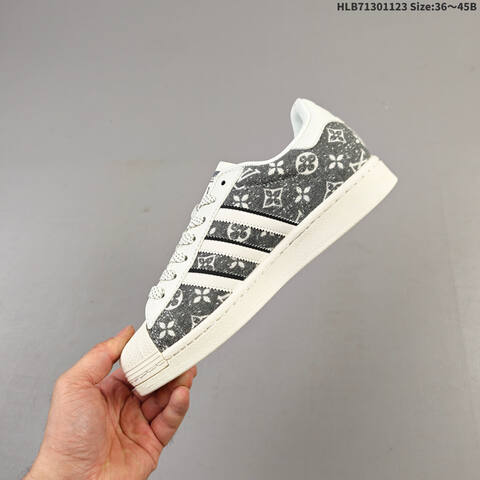 Adidas Superstar DIY Off White Dark Grey Black EU 36-45 Skate Shoe - Unisex (BS-65517)