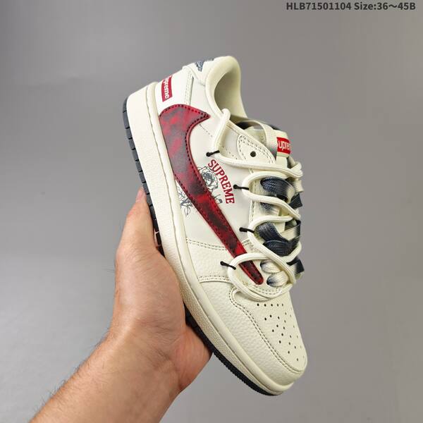 Jordan Air Jordan 1 Low cream/blue multi EU 36-45 casual
