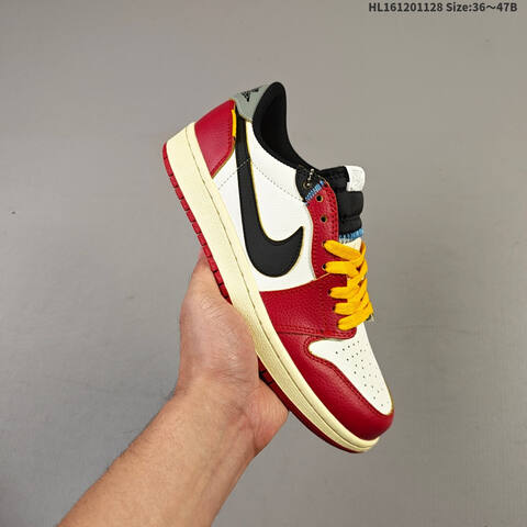 Air Jordan 1 Low AIR JORDAN 1 HV8566 600 36 36 5 37 5 38 38 5 39 40 Lifestyle - Unisex (BS-67643)