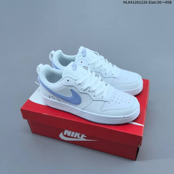 Nike Court Borough Low 2 pale yellow light blue purple white EU 36-45 skate shoe