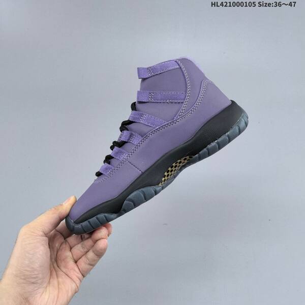 Air Jordan Air Jordan 11 Retro purple/black/ice blue 36~47 basketball