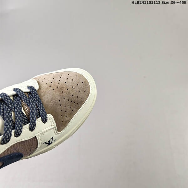 Nike SB Dunk Low Retro DIY off white navy brown red EU 36-45 skate shoe