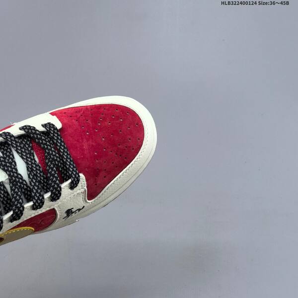 Nike SB Dunk Low Retro DIY white red gold black EU 36-45 skate shoe