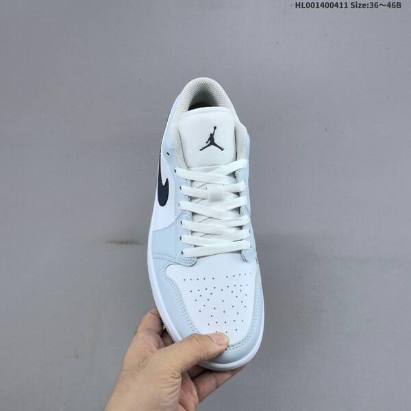 Jordan Air Jordan 1 Low white/light blue/navy 36~46B casual