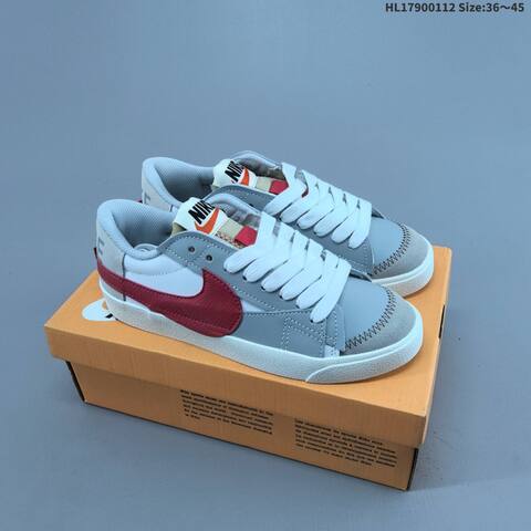 Nike Blazer Low 77 Jumbo White Light Pink Light Purple Sail EU 36-45 Skate Shoe - Unisex (BS-62033)
