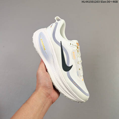 Nike Air Zoom Vomero 18 GTX White Black Orange EU 36-46 Running Shoe - Unisex (BS-62869)