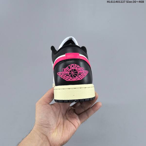 Jordan Air Jordan 1 Low Black/White/Pink EU 36-46 basketball