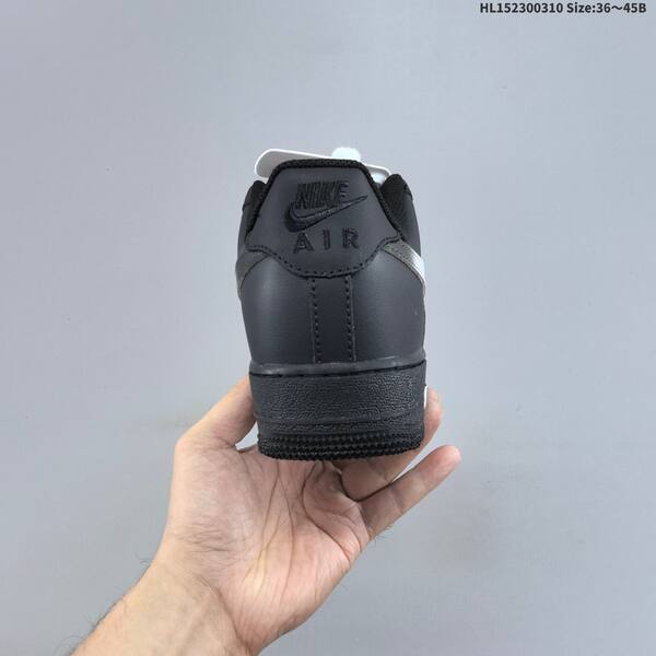 Nike Air Force 1 Low 07 black white silver EU 36-45 sneaker