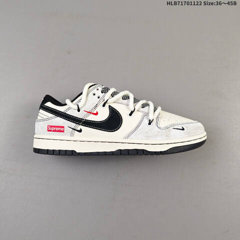 Nike SB Dunk Low Off White Black Red EU 36-45 Skate Shoe - Unisex (BS-63276)